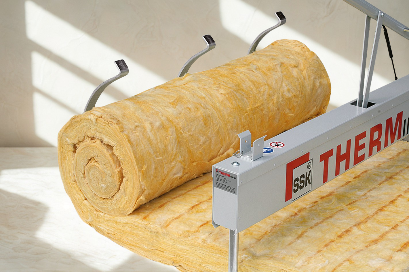 THERMinator Abrollbügel-Set 3-tlg. – Geführtes Abrollen von Dämmstoffrollen