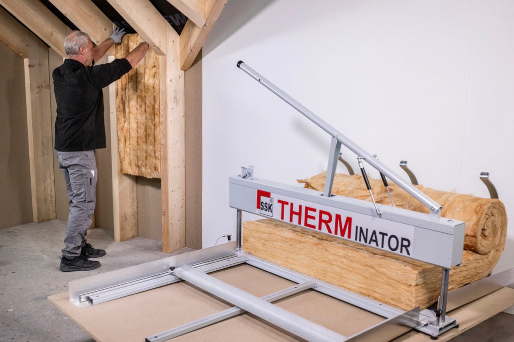 THERMinator Abrollbügel-Set 3-tlg. – Geführtes Abrollen von Dämmstoffrollen