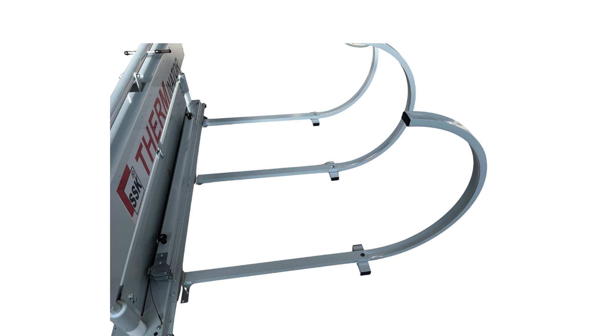 3-teilige Abrollbügel-Set aus Aluminium für den SSK THERMinator ermöglicht das komfortable und geführte Abrollen von Dämmstoffrollen-> Die Nr. 1 in Deutschland beim Dämmstoffschneiden